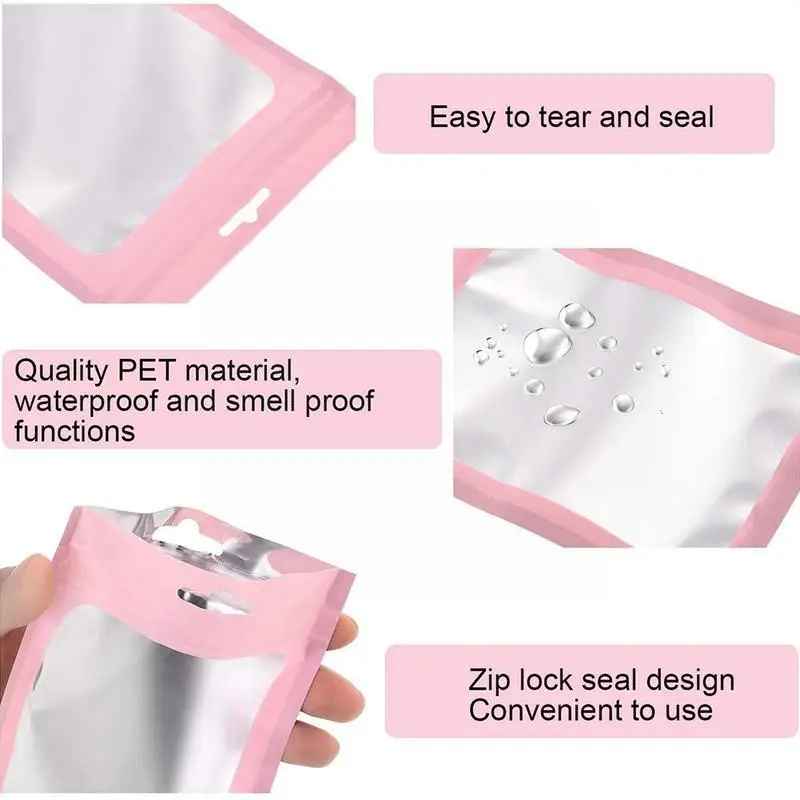 100 шт. полиэтиленовые пакеты для хранения ювелирных изделий | Дом и сад