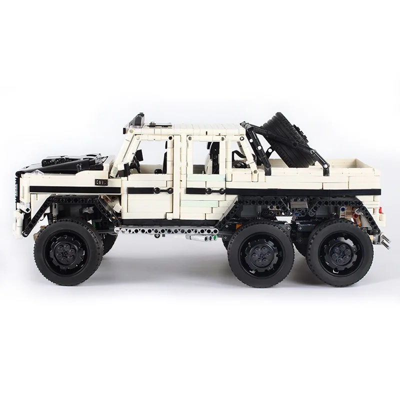 LE-J901 3300 шт. техническая серия RC автомобиль MOC 2425 G63AMG 6X6 LAND крейсер модель строительные блоки кирпичи автомобили игрушки для детей