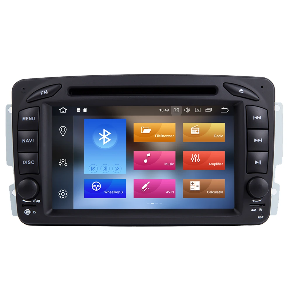 Android 8 0 автомобильное радио 2 Din ядер 4G + 32G Sat Nav dvd плеер GPS навигация для Mercedes/Benz W203