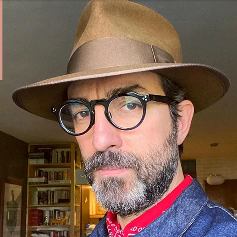 Feishini 2021 искусственные очки мужские с фильтром снижающие оправы овальные в стиле