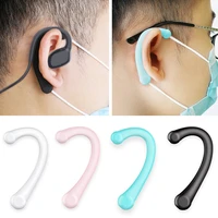 silicone anti pain earmuffs protector soft protective ears mask rope cover band cover mask accessories 2pair4pc attractive