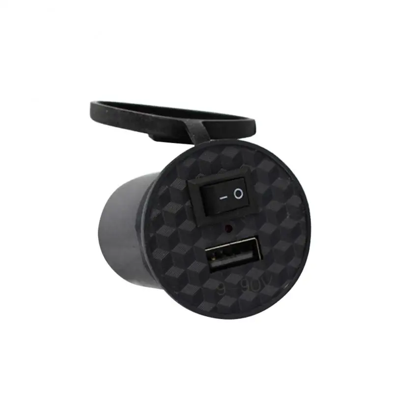 

Waterproof USB 12V Motorcycle Handlebar Charger Switch Mount Phone Charger Socket Quick Charger Motorcycle Accessories Part