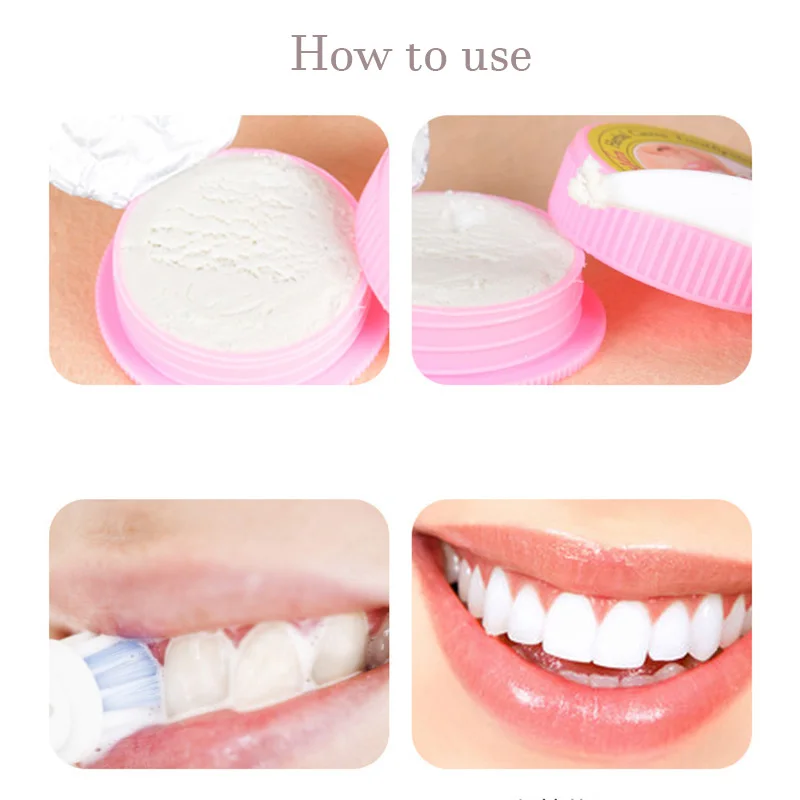 Отбеливающий порошок для зубов натуральный травяной отбеливающий из Таиланда