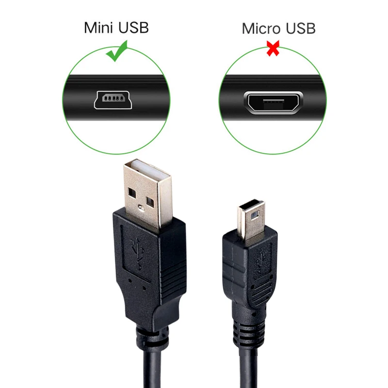 Мини USB 2 0 кабель 5Pin мини к быстрое зарядное устройство кабели для MP3 MP4 плеер