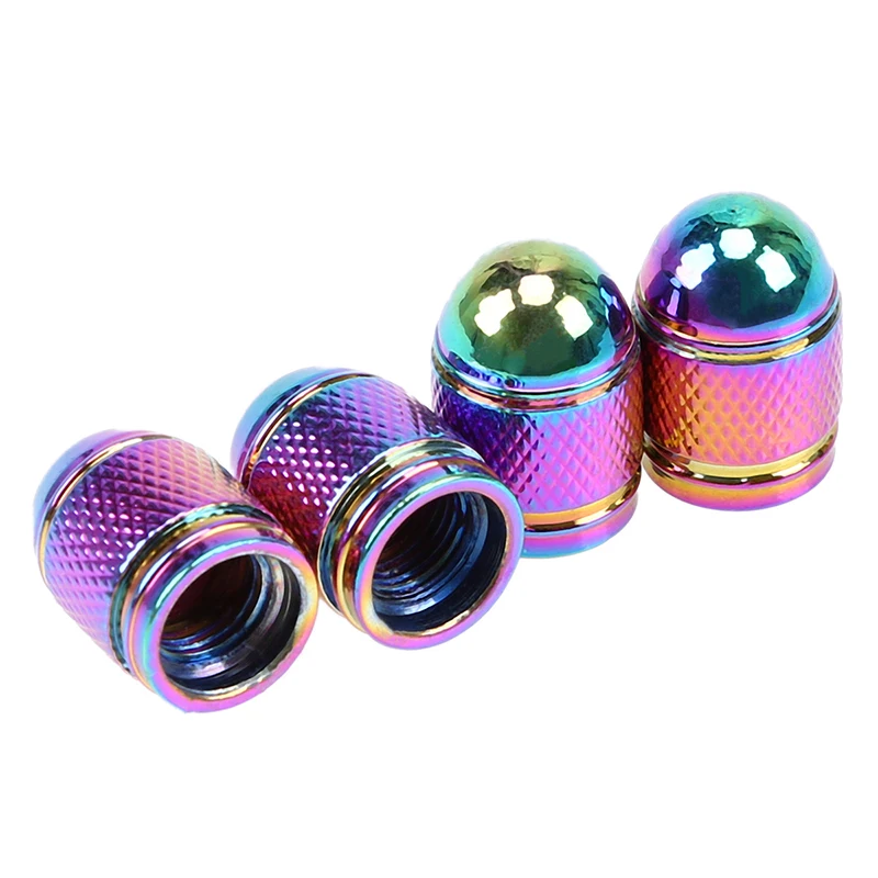 4 шт. алюминиевые колпачки для пневматических отверстий автомобиля или мотоцикла