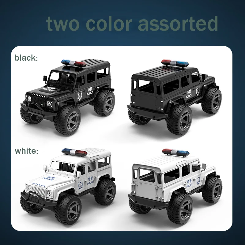 Double E 1:14 Rc Car Large Defender with Light Sound Remote Control Swat Car Off Road Climbing Vehicle Crawler Toys for Boys enlarge