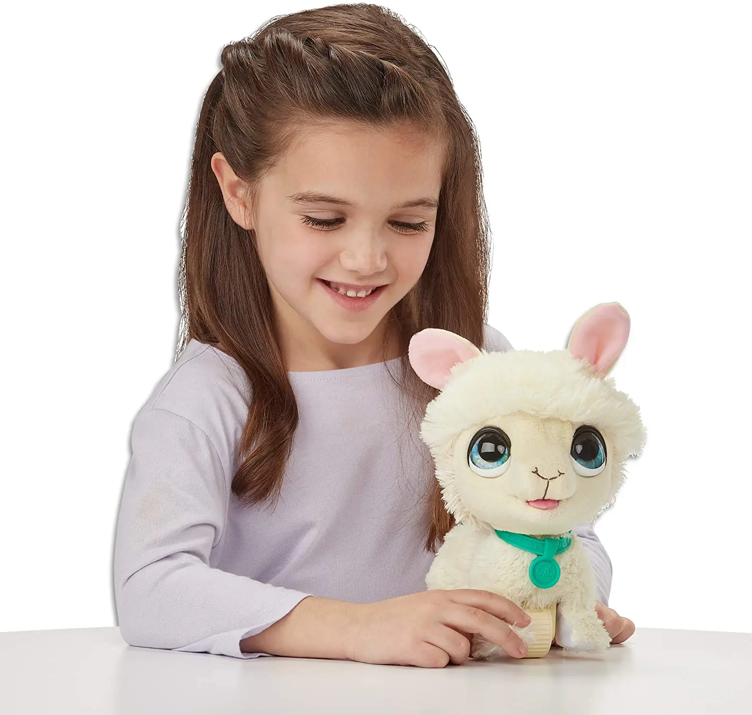 

Hasbro FurReal Walkalots Big Wags Llama Juguete interactivo para mascotas, sonidos y movimiento, Children's Toys