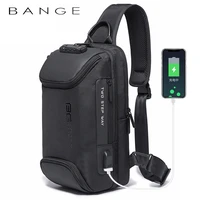 bange multi functional mens oxford crossbody bag anti theft shoulder bags short trip messenger usb charging chest bag pack