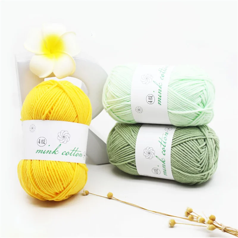 2 шт. пряжа молочного оттенка хлопковая шерстяная детская расческа толстая