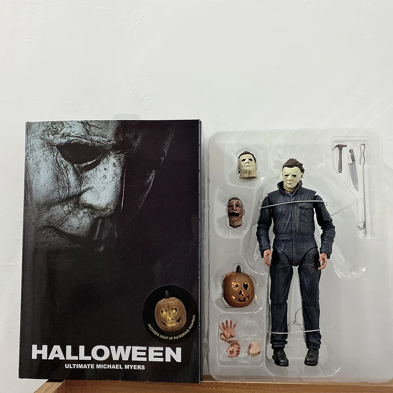 Экшн фигурка Майкла Майерса светодиодный Одом тыква фонарь на Хэллоуин Kotobukiya