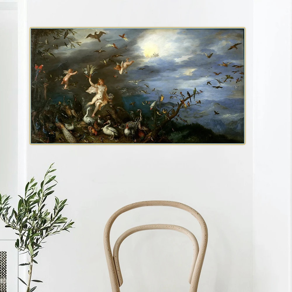 Citon Bruegel Pieter allegallegory of Air Canvas холст искусство Масляная живопись художественный