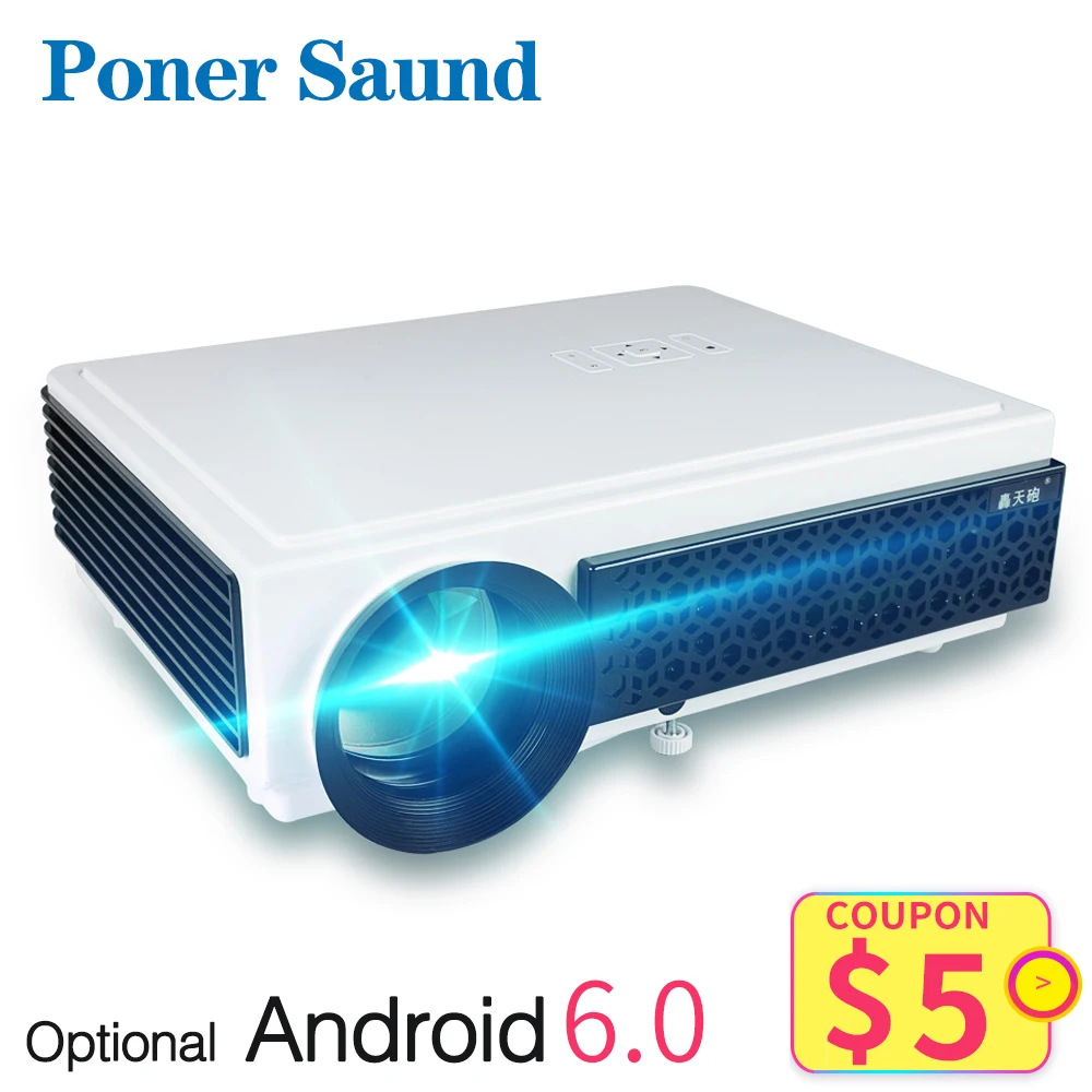 Домашний кинотеатр Poner Saund распродажа зарубежный светодиодный проектор 96plus Wi Fi 3D