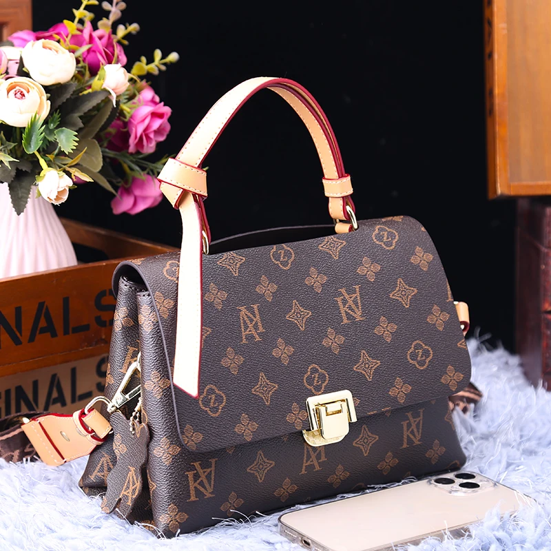 

Genuine Leather Ladies Handbags 2021 New Fashion Large-capacity One-shoulder Messenger Bag Purses and Handbags Luxury Designer