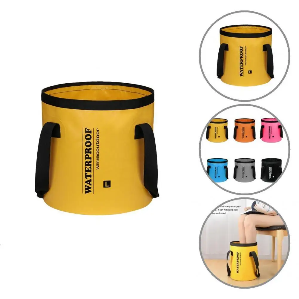 

Складное ведро для воды, надежное удобное стабильное семейное ведро для путешествий, кемпинга, складное ведро для воды