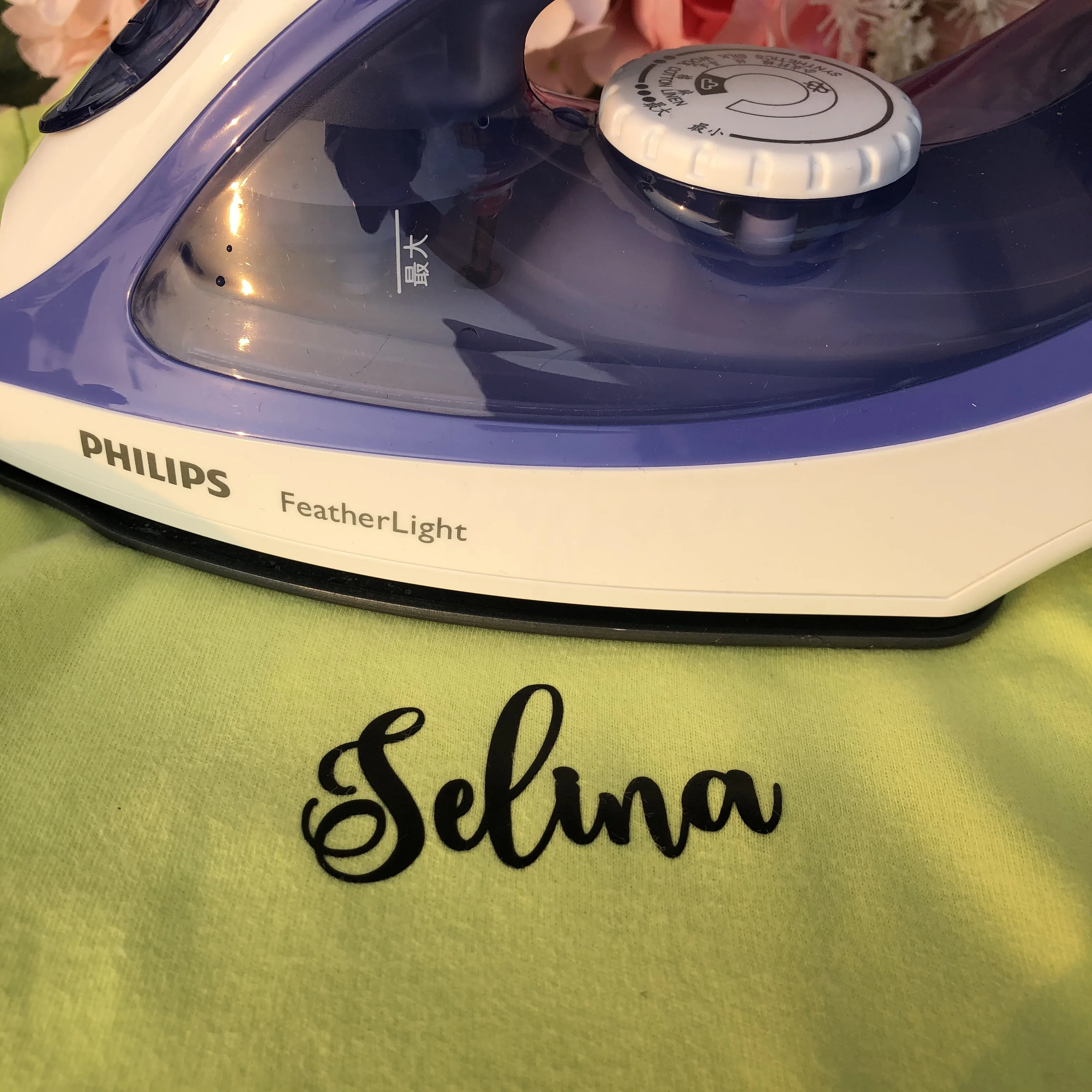 Персонализированный Железный ярлык на имя Babysuit платье подружки невесты ткань