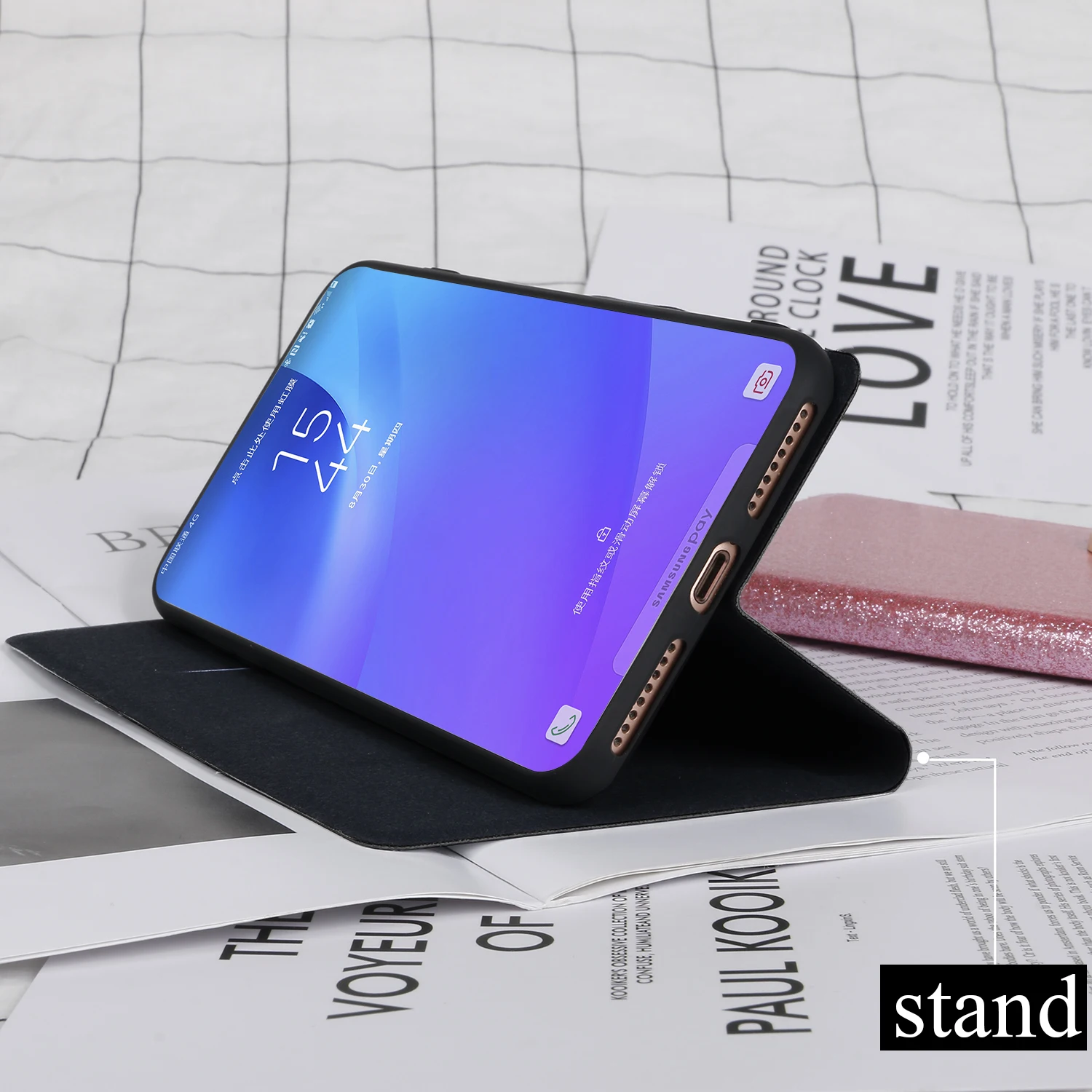 Блестящий флип чехол для ASUS ZenFone 2 Laser ZE500KL ZE550KL ZE551ML fundas Чехол подставка кошелек