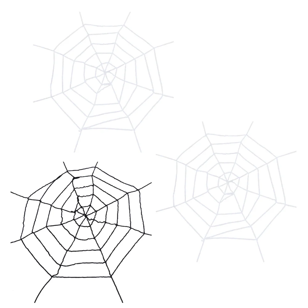 3 шт. вечерние реквизит для Хэллоуина Экстра большой паук веб симулятор плюшевая