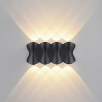 nordic led wall lamps aluminum waterproof indooroutdoor wall lights for homeporchgarden bathroom light led luminaire 4w6w8