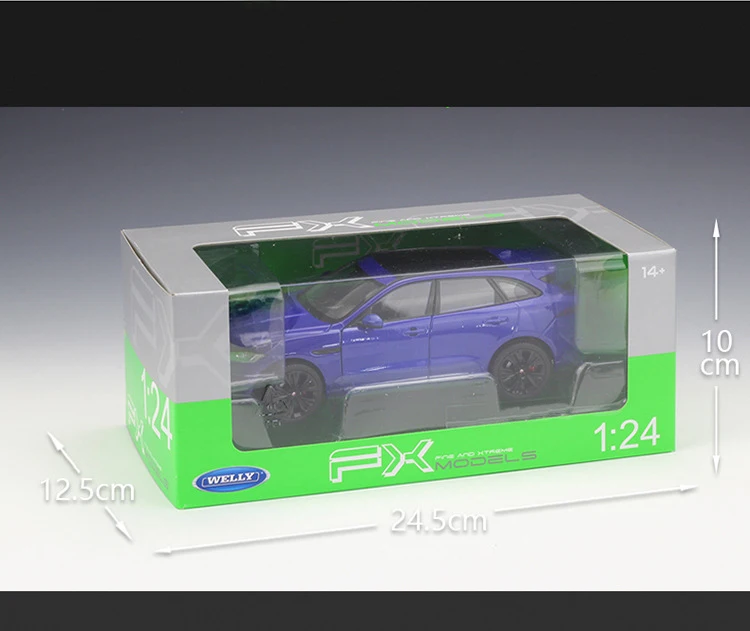 Высокое моделирование WELLY 1:24 классическая литье под давлением F-Pace внедорожник