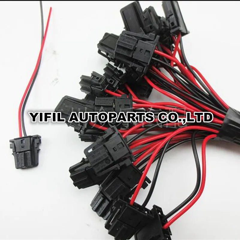1/5/10pcs/lot 2 Pin Way TE AMP 2P Audio Speaker Plug Connector With Wire Cable Pigtail For VW Audi 4E0 971 942 1418796-3 B | Автомобили и