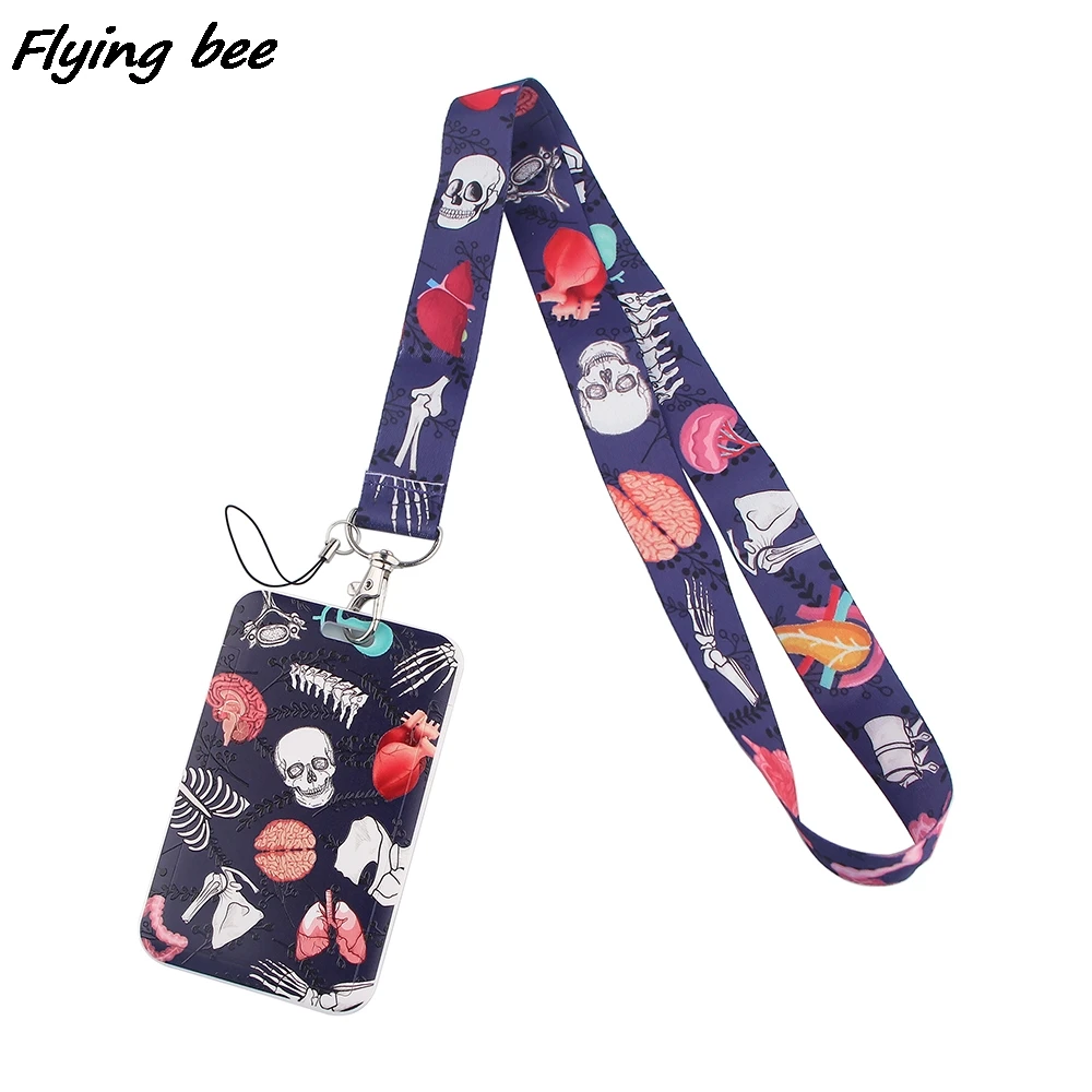 

Flyingbee сердце Органы держатель для банковской кредитной карты автобус имя ID карточек и держатель для медсестры для карт из искусственной кожи Бизнес карты X1432