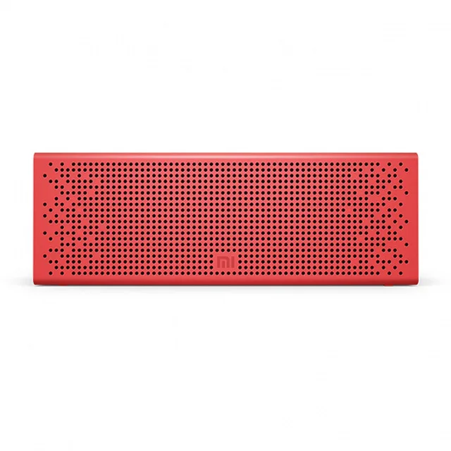 red Xiaomi Mi портативный беспроводной USB Bluetooth динамик Колонка громкий динамик вибрирующие колонки музыкальный Bluetooth плеер приемник - Цвет: red
