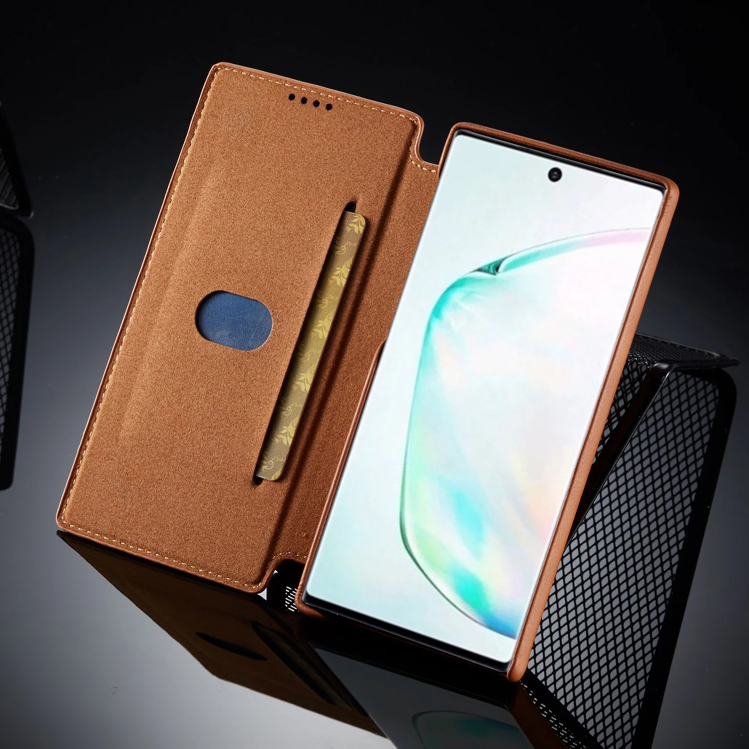 Чехол-книжка для samsung Galaxy note 10 Plus для samsung note 10 plus 9 8 S8 S9 S10 5G A20 A30 A40 A50 A70 A20E кожаный чехол