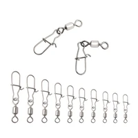100pcs 8 ring connecting buckle enhanced quick swivel pin 10 models luya tool accessories fishing tools