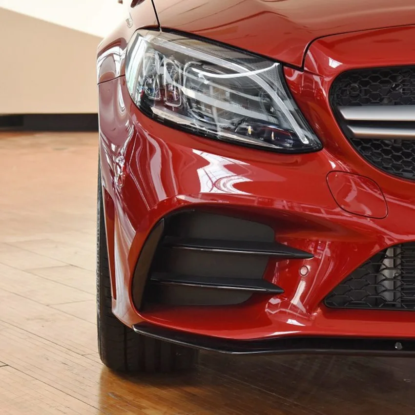 Для Mercedes Benz C class C180L C260L C300L полоски для передних противотуманных фар накладка