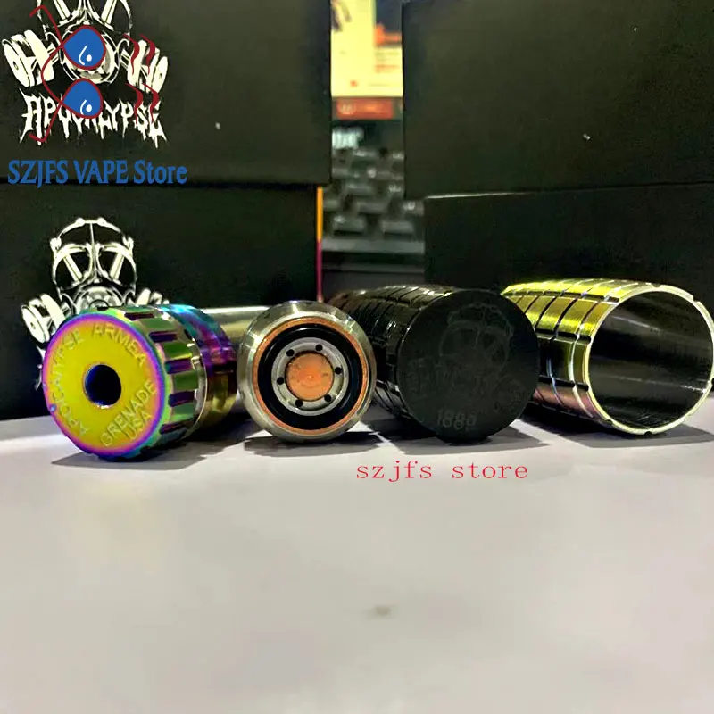 HAMMERHAND мод QP KALI RDA Комплект 18650 батарея с фокусным расстоянием 25 мм латунь