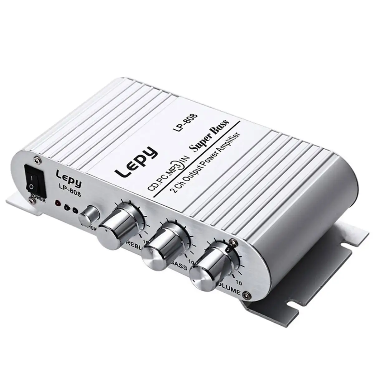 Усилитель Lepy LP-808 Mini Power HiFi стерео для автомобильного двигателя и велосипеда