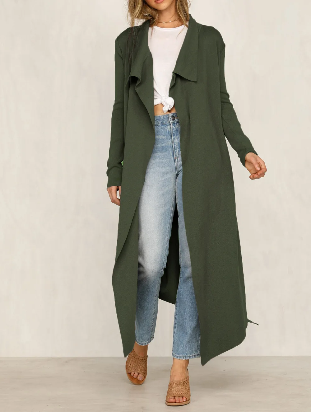 

2020 Autumn And Winter Women Clothes New British Style Trend Coat Wind Breaker With Lace Lapel