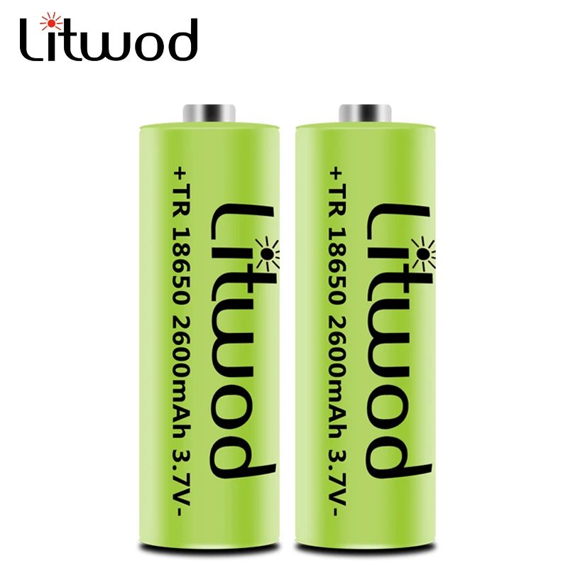 

Литиевая аккумуляторная батарея litwod NCR 18650 3.7В 2600 мАч
