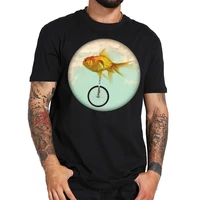 unicycle goldfish t shirt t shirt cottonmen larga for boys