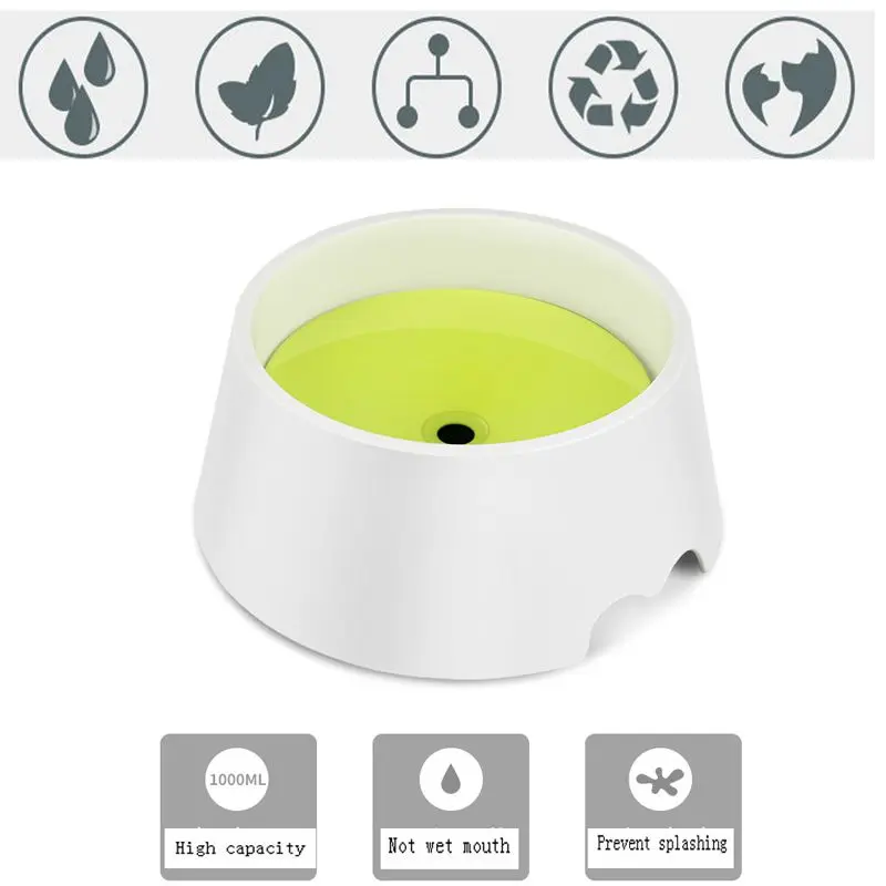 

Anti-choking Dog Water Bowl Pet Dog Supplies Slow Feeder Innovative Anti-Spill Anti-Dust
