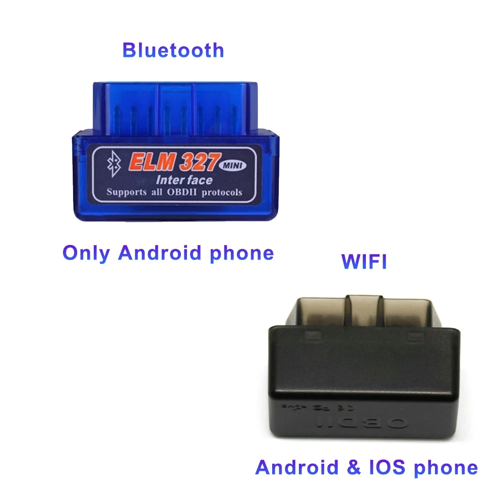 R-Way ELM 327 Автомобильный сканер кода инструмент Bluetooth/Wifi Супер Мини ELM327 OBD2 Suppot все