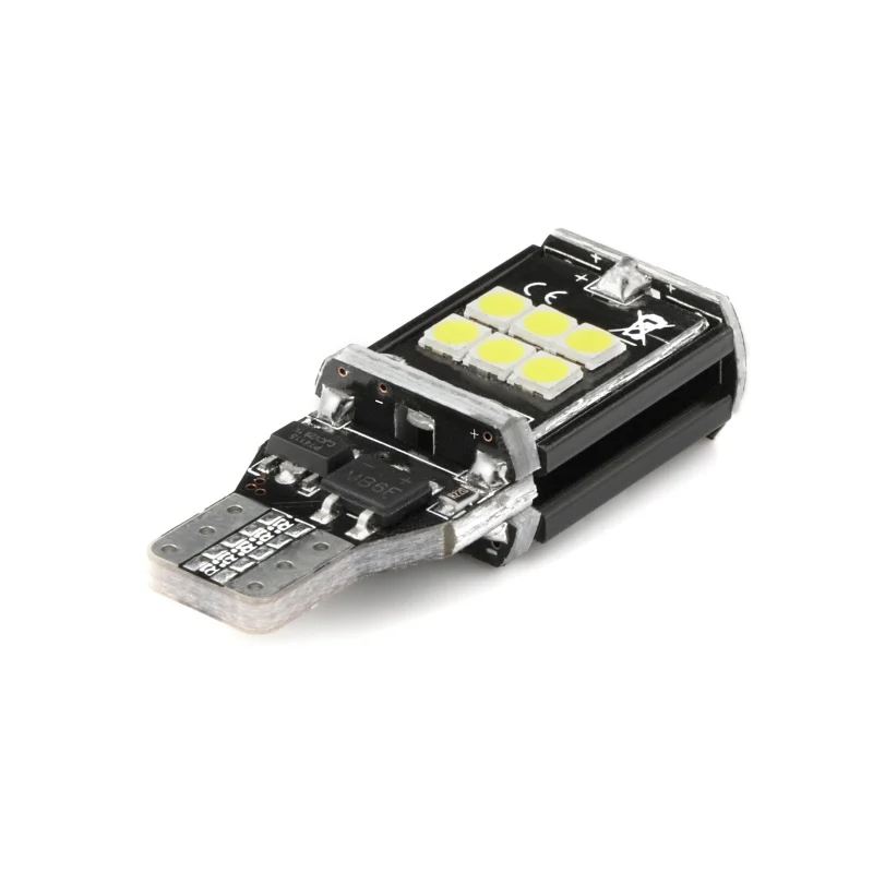 1 шт. T15 Светодиодная лампа 15SMD W16W 2835 Светодиодный одов супер яркий стоп-сигнал s