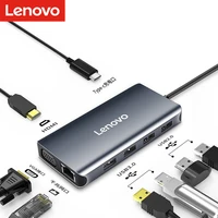 lenovo usb hub c hub to multi usb 3 0 hdmi card reader adapter dock for macbook pro accessories usb c type c 3 1 splitter 3 port