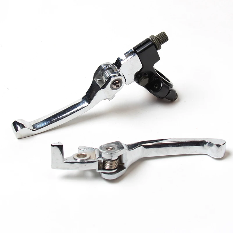 

CRF KLX Pit Pro Xmotos BSE KAYO Pit Dirt Bikes parts most Aluminum Alloy Folding Clutch lever Brake Lever set free shipping