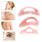 Скребок для похудения, гуашь, скребок для лица и шеи, лифтинг кожи, для удаления морщин, резиновая доска для массажа тела, Гуа Ша, массажный инструмент