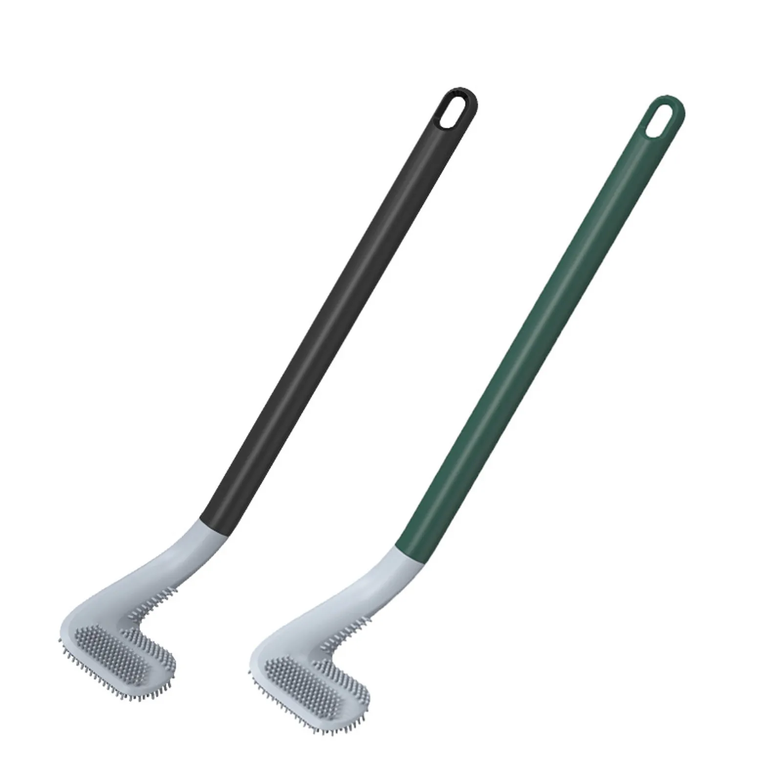 Щетка для чистки туалета с длинной ручкой силиконовые щетки ванной комнаты щетка