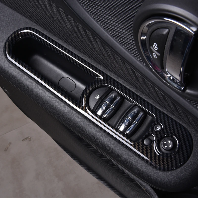 

4 шт., декоративные наклейки для панели управления автомобилем BMW MINI Cooper Clubman F54