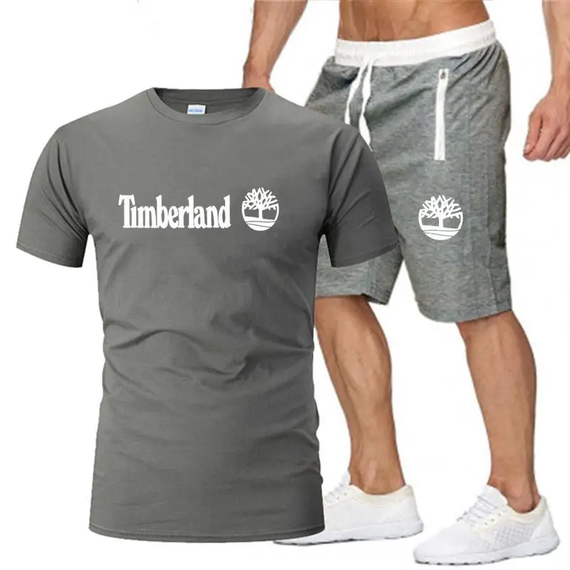 

Футболка мужская с принтом timberland, комплект спортивной одежды для баскетбола, спорта, фитнеса, с коротким рукавом и «Sui Harajuku», лето