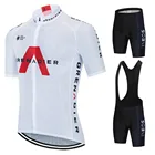 Лидер продаж, летняя Новинка, велосипедная Джерси с коротким рукавом, дышащая одежда для езды на велосипеде, одежда для езды на велосипеде, комплект гелевых подушек