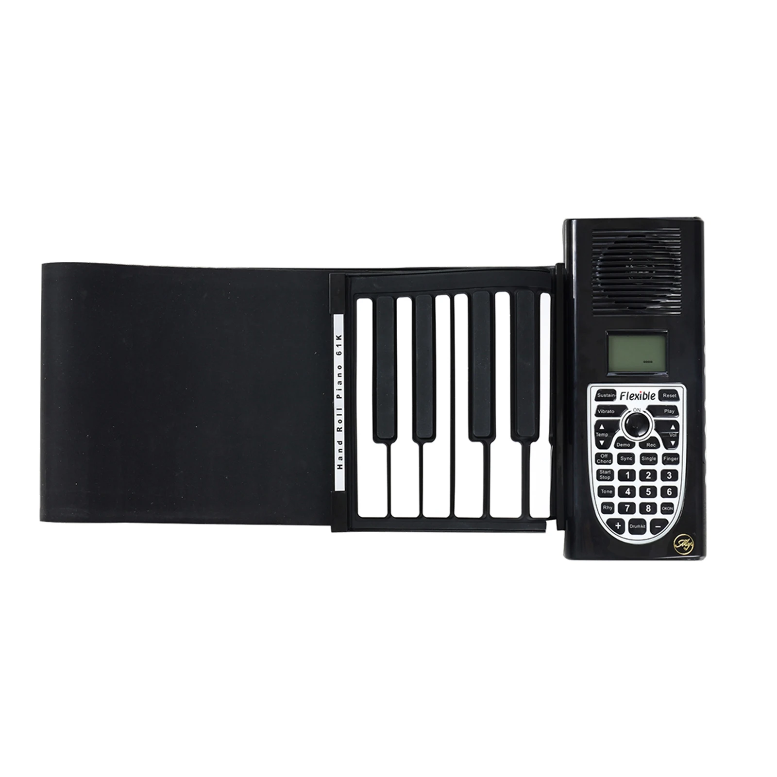 

Roll Up MIDI Flexible Piano 61 Keys Silicone Portable Foldable Soft Keyboard Electronic Piano for Beginners