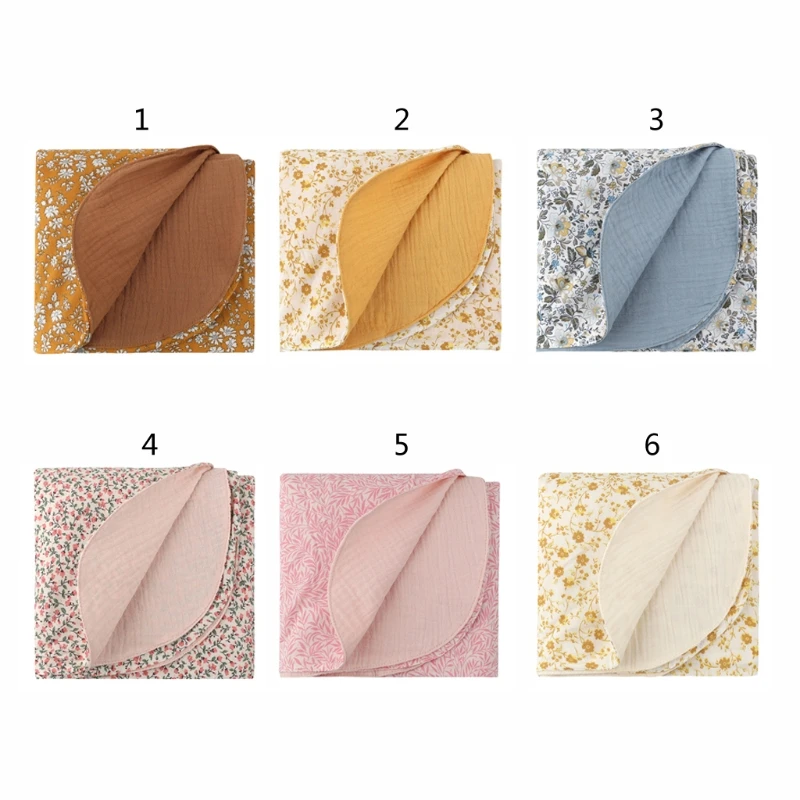

Cotton Baby Blanket Soft Newborn Swaddle Wrap Infant Sleeping Quilt Bed Cover Sleepsack Stroller Cover Bath Bath Towel