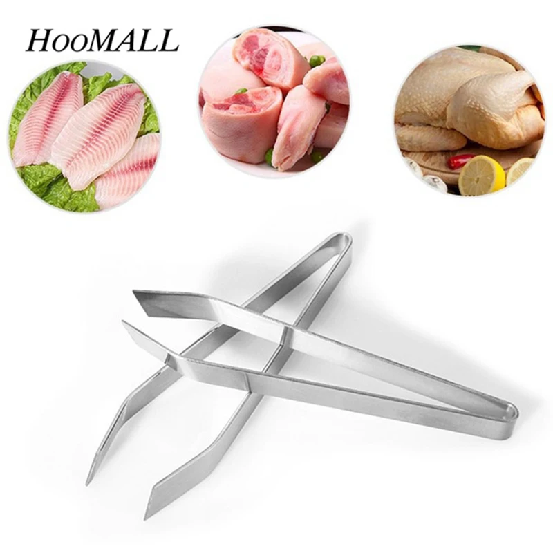 Кухонный Пинцет из нержавеющей стали приспособление для удаления рыбных костей