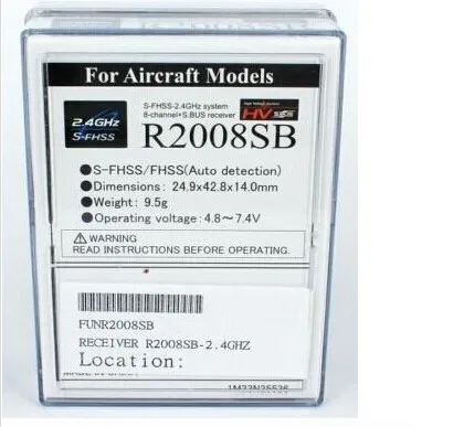 Оригинальный Futaba R2008SB S. Bus 8 канальный S FHSS приемник для T8J T10J T14SG Радио пульт