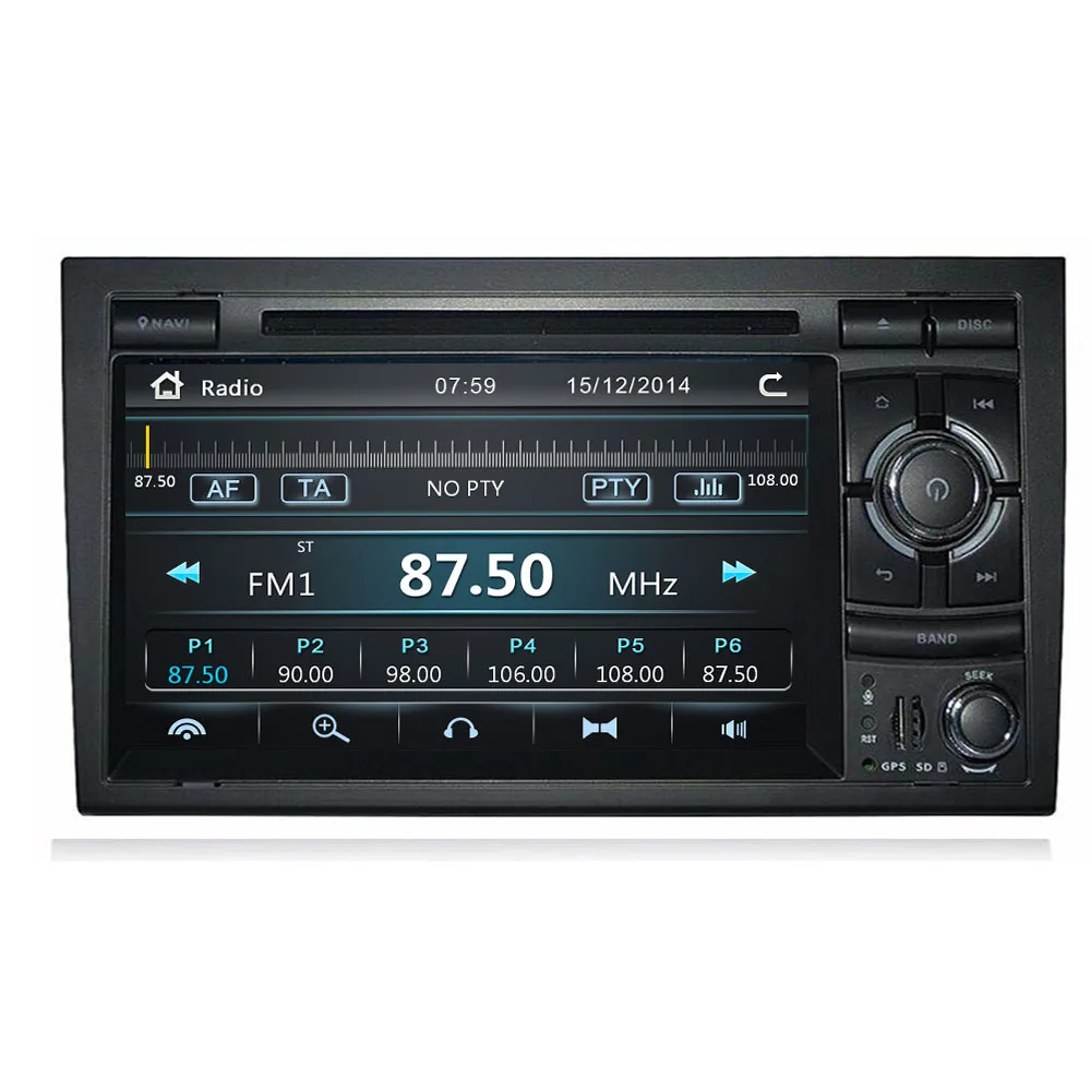 2 DIN автомобильный DVD GPS для Audi A4 S4 2002 2008 с dvd плеером радио навигацией аудио
