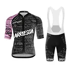 Комплект одежды для велоспорта Maillot Arriesga, черные велосипедные шорты, велосипедная рубашка с коротким рукавом, одежда высокого качества, Джерси, мужские шорты